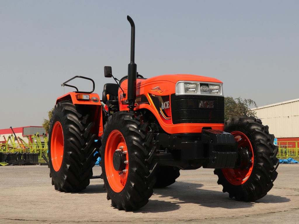 High-performance ACE tractor with 4WD in Faridabad, India.